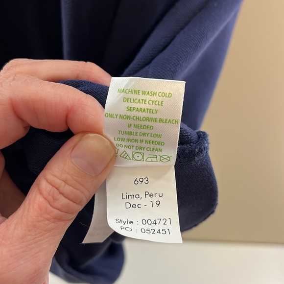 💚Lilly Pulitzer Women’s Polo Knit V-Neck Knee Length Dress, Size Medium - Picture 7 of 9